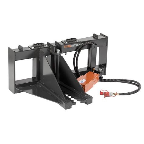 titan skid steer tree puller|hydraulic tree puller for tractor.